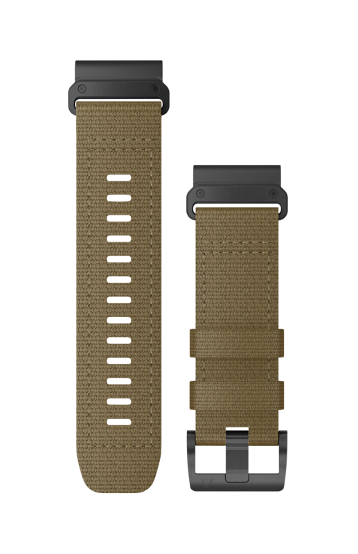 GARMIN QuickFit-Armband, 26mm, Tactical Nylon, Coyote Tan