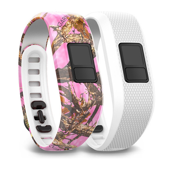 GARMIN Ersatz-Armband, rosa-tarnfarbe und weiß, für vivofit 3 Standard