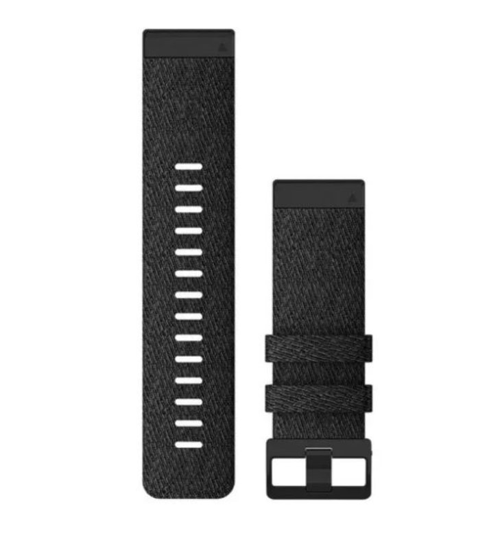 GARMIN QuickFit-Armband, 26mm, Nylon, Schwarz meliert