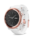 GARMIN fenix 3 SAPHIR Rosegold, mit weißem Armband