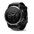 Garmin fenix 5S SILBER, Armband schwarz