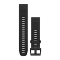 GARMIN QuickFit Ersatz-Armband für fenix 5, Silikon, 22mm, schwarz