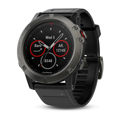 GARMIN fenix 5X SAPHIR Grau, Armband schwarz